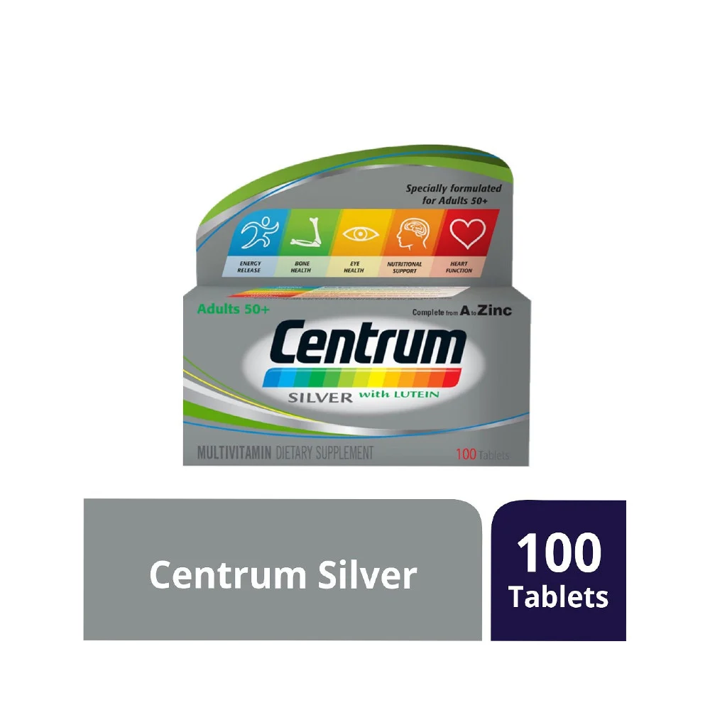 [EV] Centrum فضة مع لوتين 100  قرص
